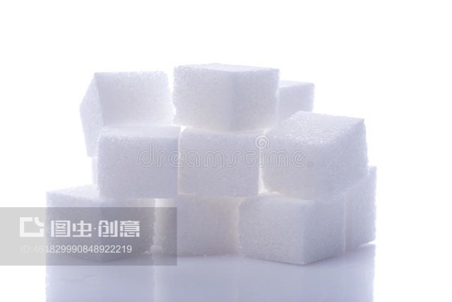 白糖塊疊起來White sugar cubes stack